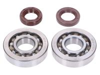 crankshaft bearing set Naraku SKF, FKM Premium C4 polyamide for Piaggio Zip 50 2T 09-15 [LBMC25E0/ LBMC25E1]