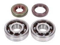 crankshaft bearing set Naraku SKF, FKM Premium C4 polyamide for Beta RR 50 Enduro Racing 05-11 (AM6)
