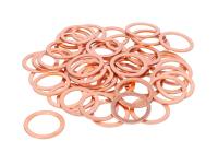 exhaust gaskets 50 pieces 23x30x1.5mm for Piaggio TPH 125 4T 2V 11-19 (Typhoon) [ZAPM707E]