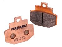 brake pads Naraku sintered for Fantic Motor Caballero Scrambler 125 4T LC 18-20 E4
