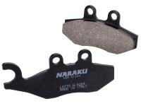 brake pads Naraku organic for Vespa Modern GTS 125 ie Super 4V 09-16 ABS/ o. ABS E3 [ZAPM4530]