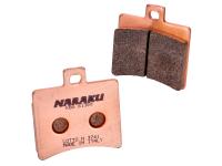 brake pads Naraku sintered for Aprilia Sport City Cube 300 ie 4V 08-12 E3 [ZD4VBL]