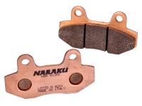 brake pads Naraku sintered for Hyosung GT 125 Naked 08 KM4MF52B