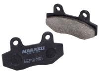 brake pads Naraku organic for Hyosung RX 125D Enduro E3 07-13 KM4PF42A