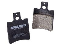 brake pads Naraku organic for Yamaha Jog 50 R AC 03-12 E2 [SA22/ 5RW/ 3D4/ 49D]