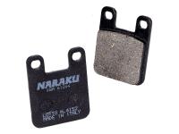 brake pads Naraku organic for Derbi Senda 50 SM X-Race 2010- (D50B) [VTHSR2D1A]