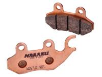 brake pads Naraku sintered for SYM (Sanyang) Super Duke 125 96-98 E1 [A125Q2]