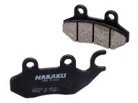 brake pads Naraku organic for SYM (Sanyang) Symphony SR 50 4T AC 11-17 E2 [AZ05W1]