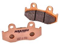 brake pads Naraku sintered for Honda SH 125 4T 2V 00-04 [JF09]