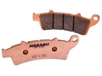 brake pads Naraku sintered for Aprilia Scarabeo 200 ie 4V Light 09-10 [ZD4RBG00/ RBH00]