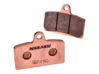 brake pads Naraku sintered for Derbi GPR 50 2T 09-12 (D50B) [VTHRF1A1A]