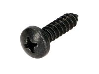 fairing screw OEM crosshead 4.8x19mm black OEM