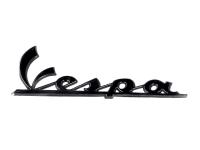 sign / lettering "Vespa" black chrome OEM 100x35mm for Vespa Modern S 50 4T 4V College 08-14 E2 [ZAPC386B]