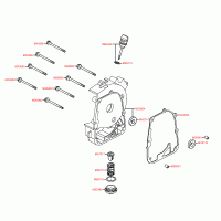 E04 crankcase cover right-hand