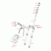 F06 fork, front fender