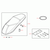 F09 seat / saddle, vehicle tool set