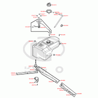 F10 fuel / gas tank, fuel tap