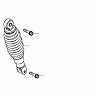 F16 rear shock absorber