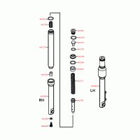 F22 fork parts