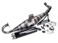 exhaust VOCA Road-Race 70cc black silencer for GT Union Veloce 50 2T