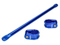 Handlebar clamp with handlebar stay VOCA Racing CNC blue