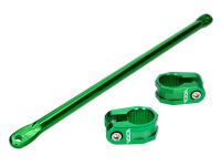 Handlebar clamp with handlebar stay VOCA Racing CNC green