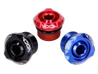 Oil filler plug VOCA V2 CNC for Derbi EBE, EBS, D50B - different colors