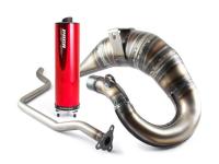 exhaust VOCA Cross Rookie 50/70cc red silencer for Peugeot XPS 50 SM 09-12 (AM6) Moric