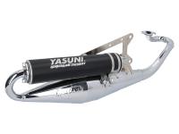 exhaust Yasuni Scooter Z black chromed for Keeway F-Act 50 2T 09-17