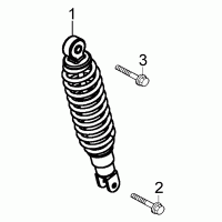 F16 shock absorber rear