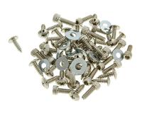 fairing screw set chrome for MBK Nitro 50 99-02 55BR