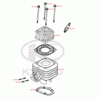 E02 cylinder, cylinder head