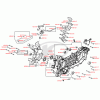 E09 crankcase, oil pump