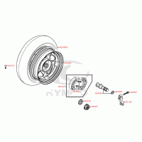 F08 rear wheel with brake