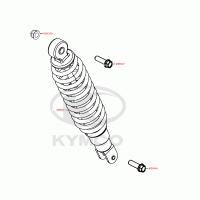 F17 rear shock absorber