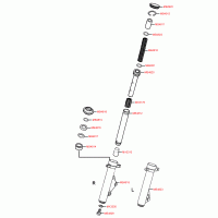 F22 front shock absorber / suspension parts