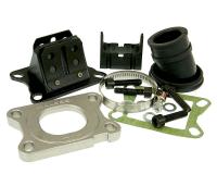 intake manifold kit Malossi MHR FKM 21mm for Aprilia SX 50 14-17 (D50B) [ZD4PVG01/ ZD4SWA00]