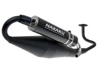 exhaust Naraku crossover black carbon for Flex Tech Hurrican X2 (YY50QT-26)
