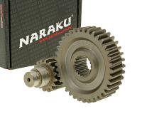 secondary transmission gear up kit Naraku racing 16/37 +25% for Adly (Her Chee) Virtuality 125
