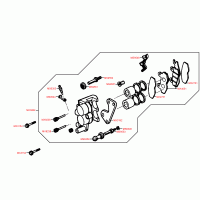 F08 brake caliper front