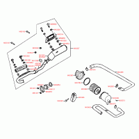 F16 exhaust & secondary air system