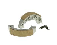 brake shoe set 100x20mm for drum brake for Piaggio Zip 50 2T (2. Series) 95- (TT Drum / Drum) [SSP2T]