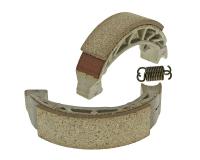 brake shoe set 110x25mm for drum brake for Piaggio Zip 50 2T (2. Series) 95- (TT Drum / Drum) [SSP2T]