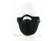 Biker mask 2 mm black for moped mokick