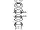 steering head bearing set for Malaguti F12, F15, Crosser