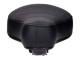 saddle / seat flat 60mm quilted black for Puch, Kreidler, Zündapp, Hercules, Vespa, Tomos, MBK moped