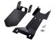 number plate holder w/ splash guard black coated for Rieju MRT