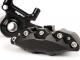 Front brake caliper incl. brake caliper mount -BGM PRO, CNC Touring, 4-piston, radial mounting - Brake drum type Piaggio/Grimeca Ø20mm- Vespa PX Disc (1998-), My, 2011 - black