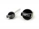 Set oil filler caps with dipstick -BGM PRO, engine oil + gearbox oil- Piaggio Leader/Quasar - Vespa ET4, LX, LXV, S, GT, GTS, GTV, GTL 125-300cc - black anodised