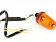 Indicator -MOTO NOSTRA handlebar end indicator LED (E-mark), 6 volt- Vespa V50, 50SR, 50 Sprinter, 90SS, 90 Racer, PV125, ET3, Sprint150, Rally180/200 - amber